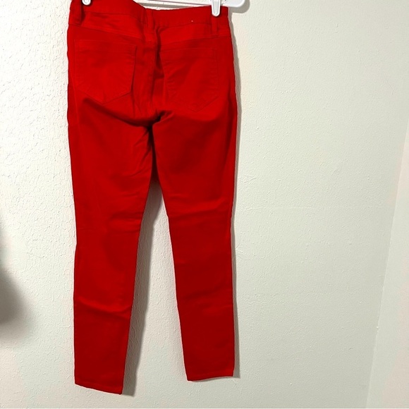 Cello Womens Red Skinny Stretch Jeans Size 7 Cotton Spandex Statement EUC - Picture 5 of 9